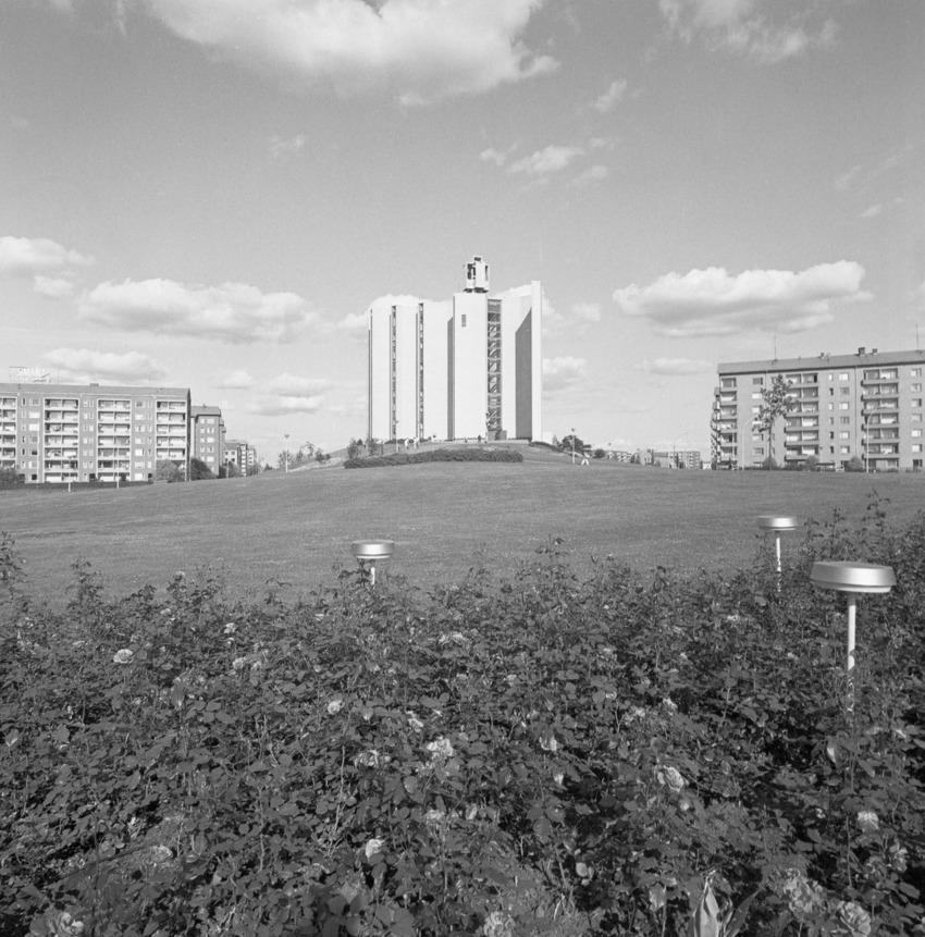 Kalevan kirkon julkisivu.